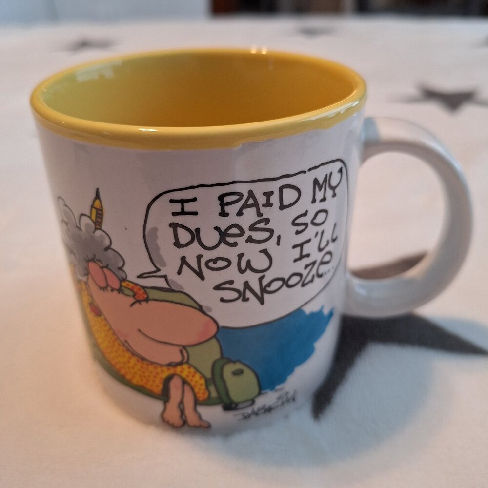 Vintage‎ 1987 Mug Shots By Dabagian 10oz Coffee Tea Retirement Work Teacher Gift